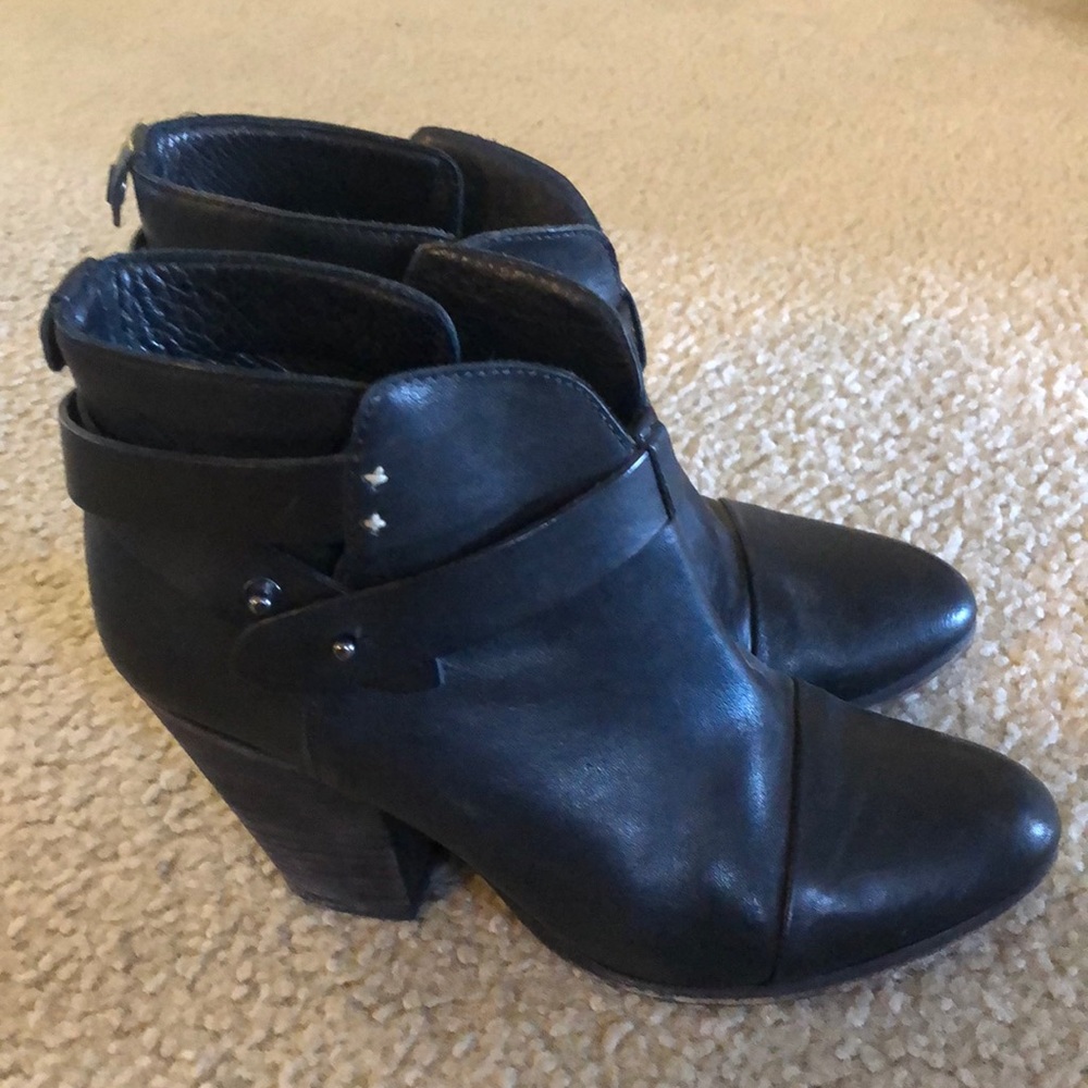 Rag & Bone black leather boots women’s 39.5